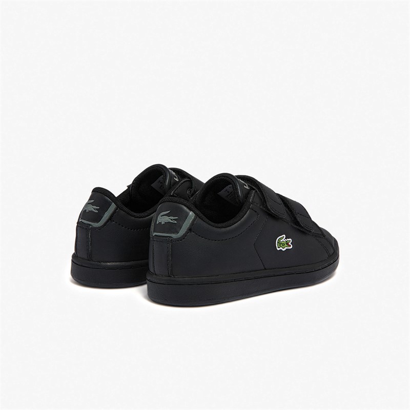 Lacoste Infant Carnaby Evo Trainers Black/Black