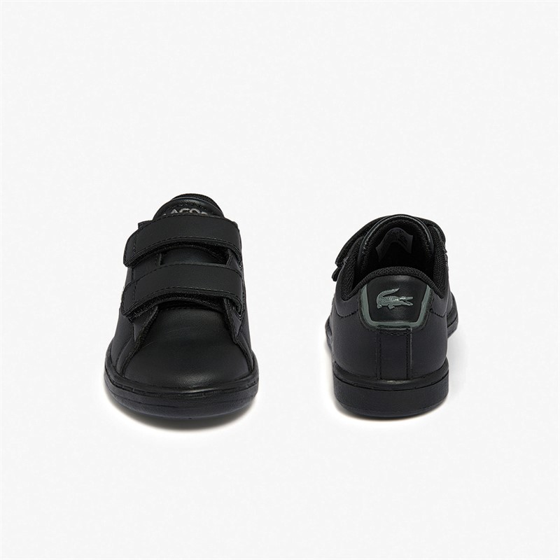 Lacoste Infant Carnaby Evo Trainers Black/Black