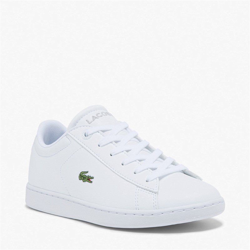 Lacoste Kids Carnaby Evo Trainers White/White