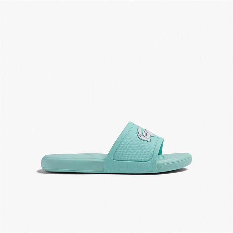 Lacoste Kids L30 Sliders Turquoise/White