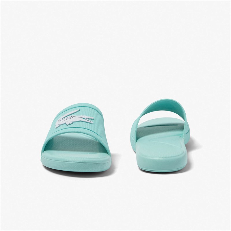 Lacoste Kids L30 Sliders Turquoise/White