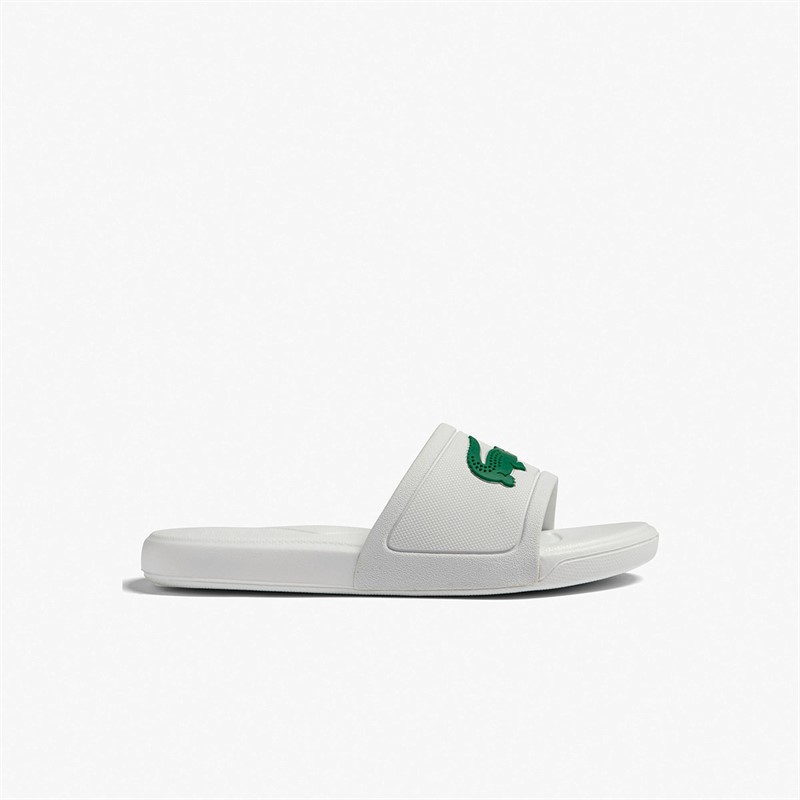 Lacoste Kids L30 Sliders White/Green