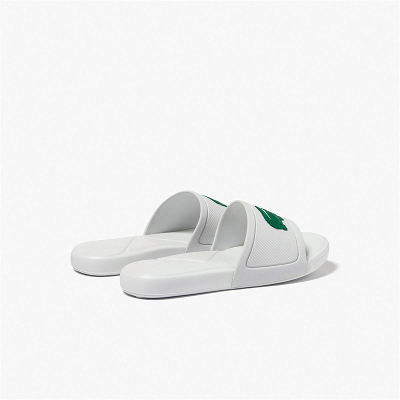 Lacoste Kids L30 Sliders White/Green