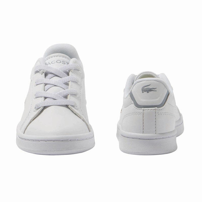 Lacoste Kids Carnaby Pro Trainers White/White