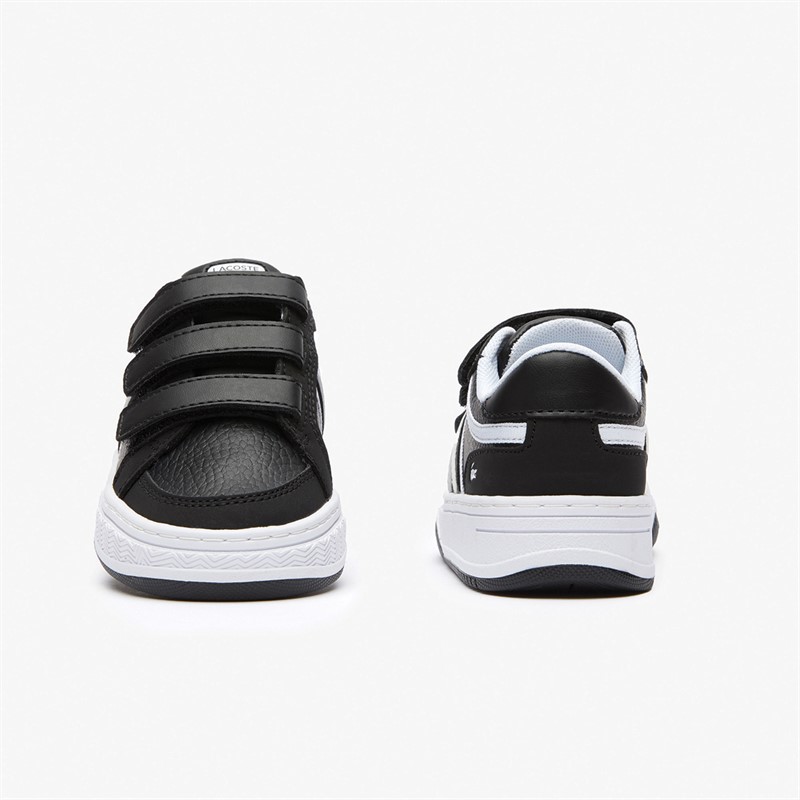 Lacoste Infant L001 Trainers Black/White