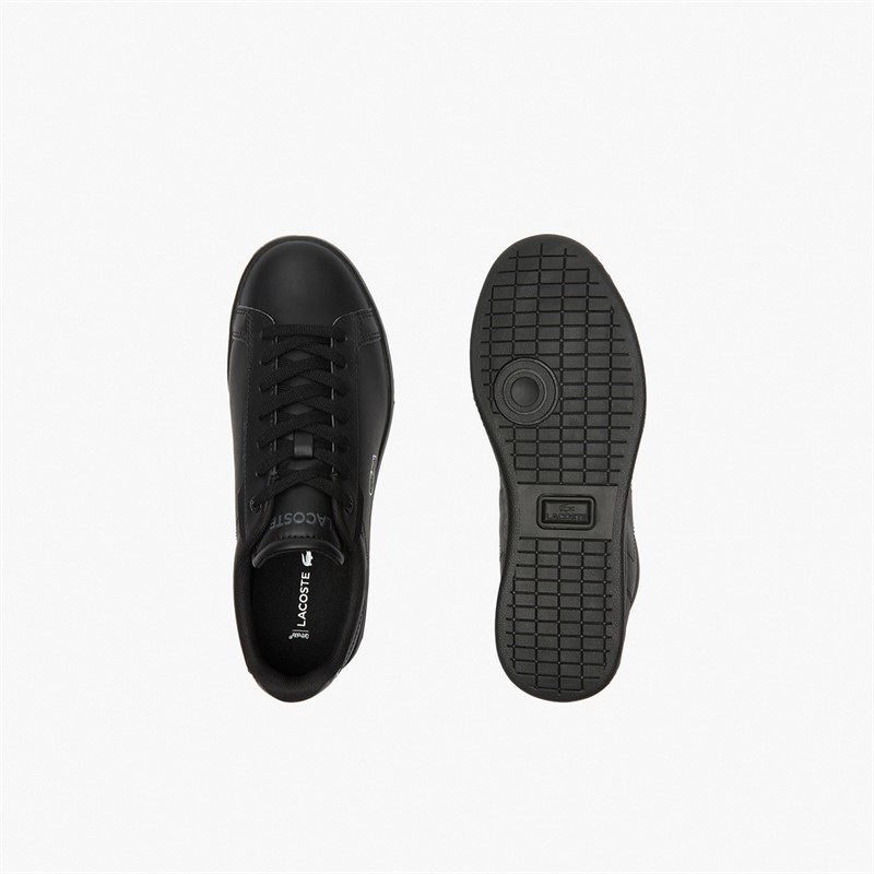 Lacoste Junior Carnaby Pro BL Trainers Black/Black