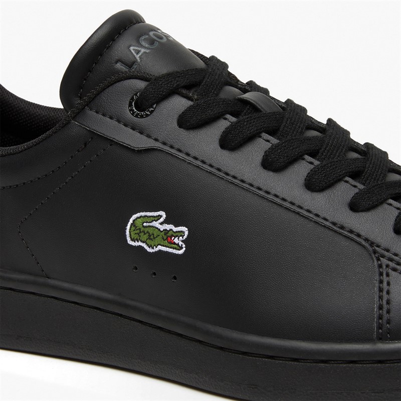 Lacoste Junior Carnaby Pro BL Trainers Black/Black