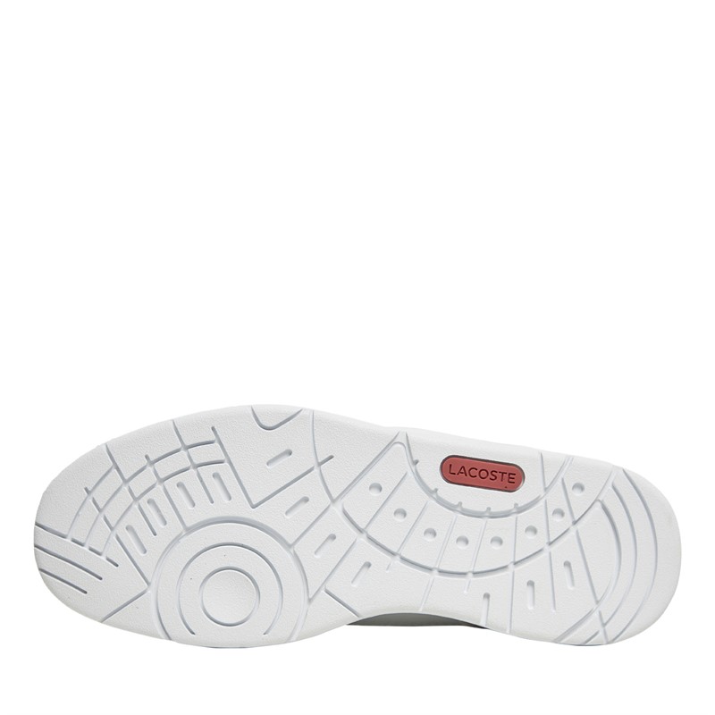 Lacoste Kids T-Clip Trainers White/Pink