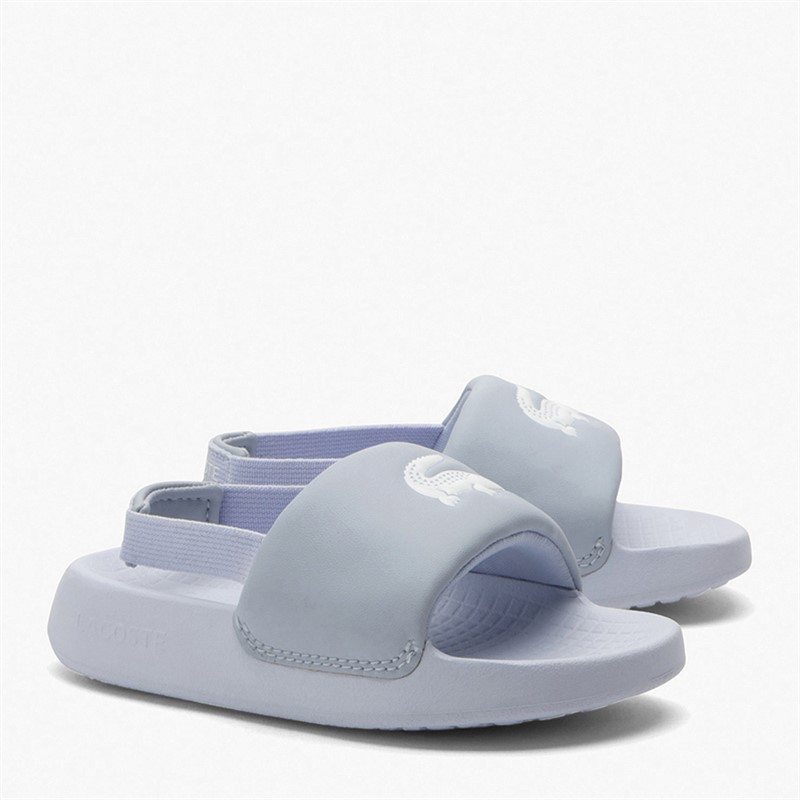 Lacoste Infant Serve Slide 1.0 Light Blue/White