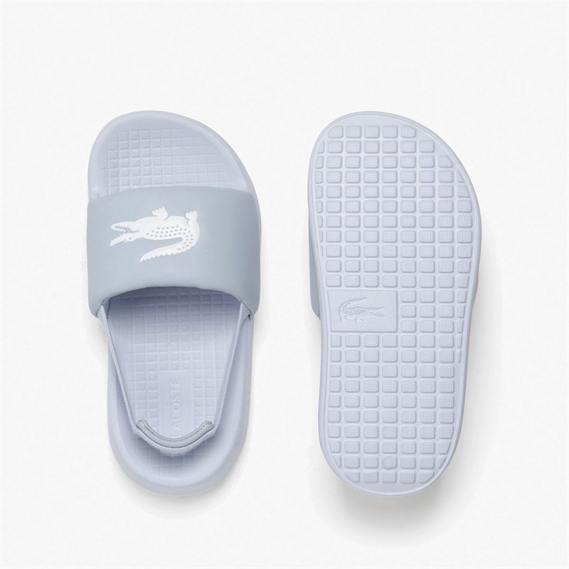 Lacoste Infant Serve Slide 1.0 Light Blue/White