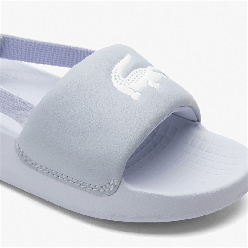 Lacoste Infant Serve Slide 1.0 Light Blue/White