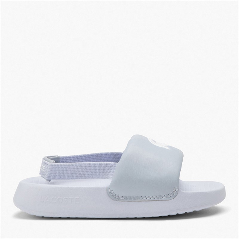 Lacoste Infant Serve Slide 1.0 Light Blue/White