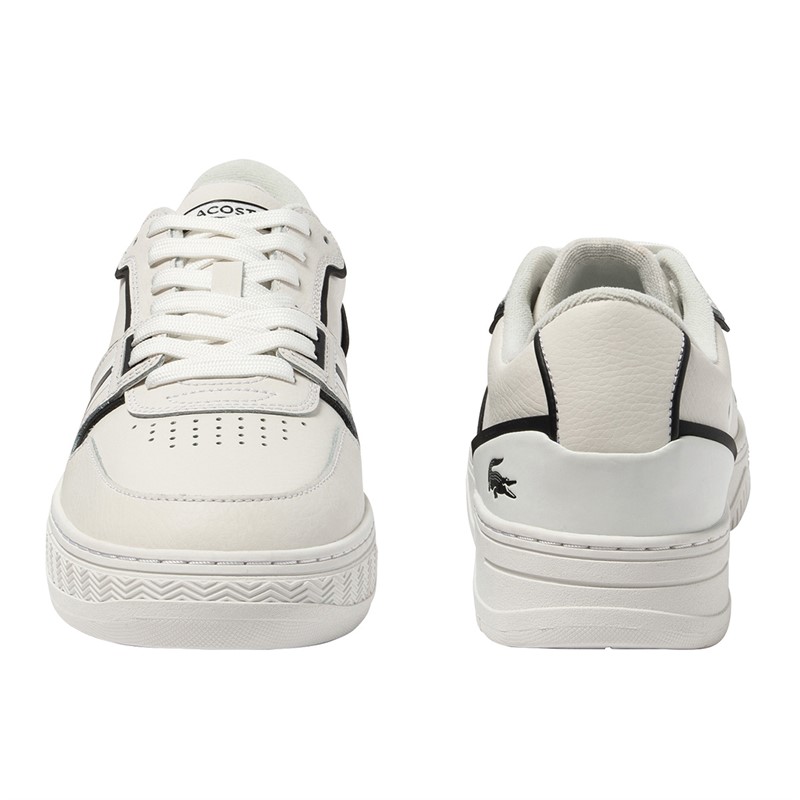 Lacoste Mens L001 Trainers White/Black