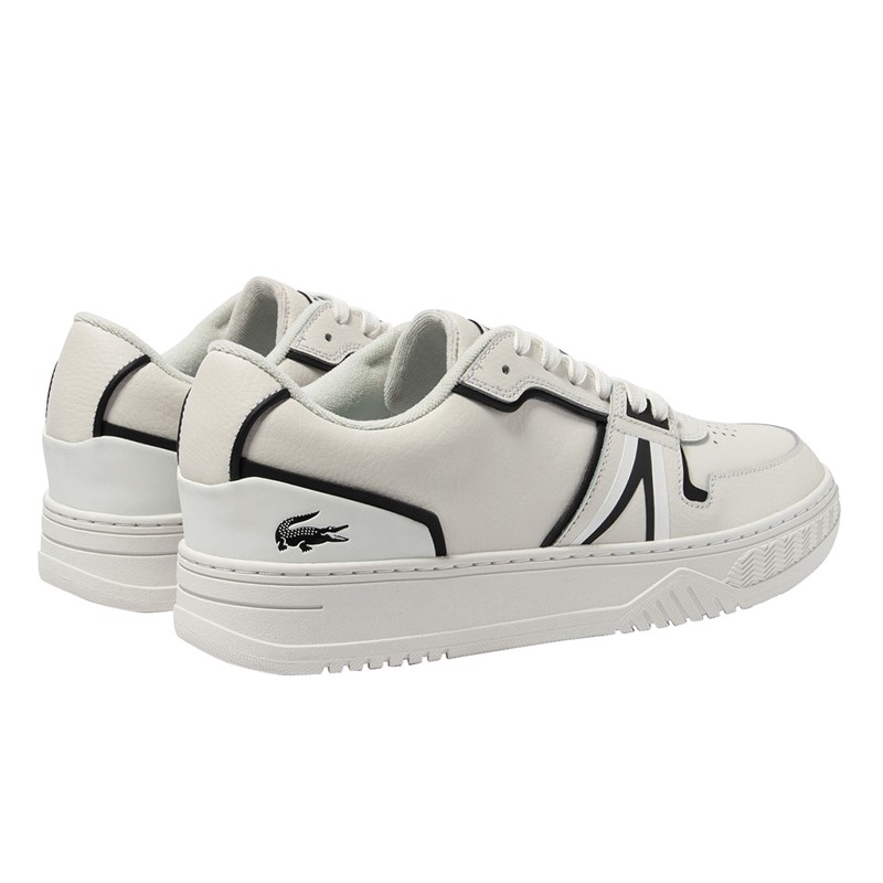 Lacoste Mens L001 Trainers White/Black