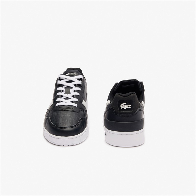 Lacoste Junior T-Clip Trainers Black/White