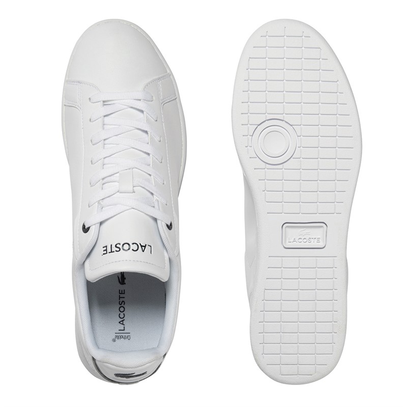 Lacoste Mens Carnaby Pro BL Trainers White/Navy