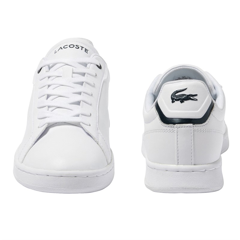 Lacoste Mens Carnaby Pro BL Trainers White/Navy