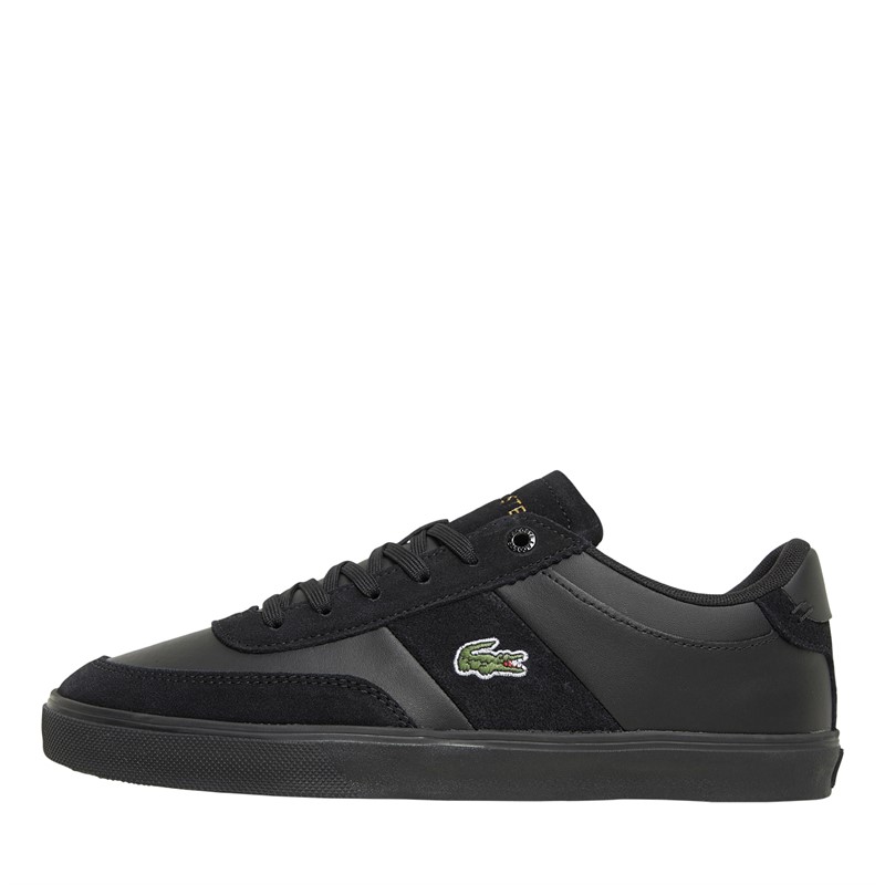 Lacoste Mens Court-Master Pro Trainers Black/Black