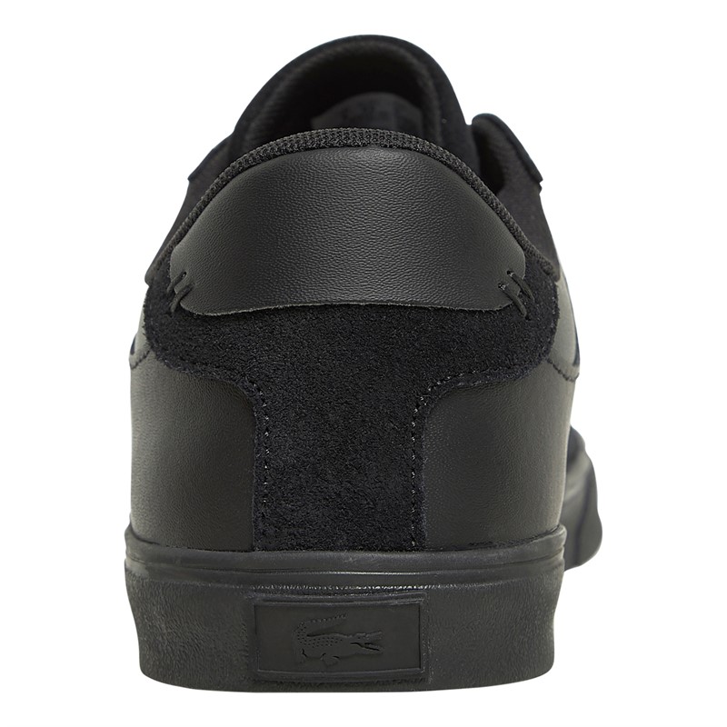 Lacoste Mens Court-Master Pro Trainers Black/Black