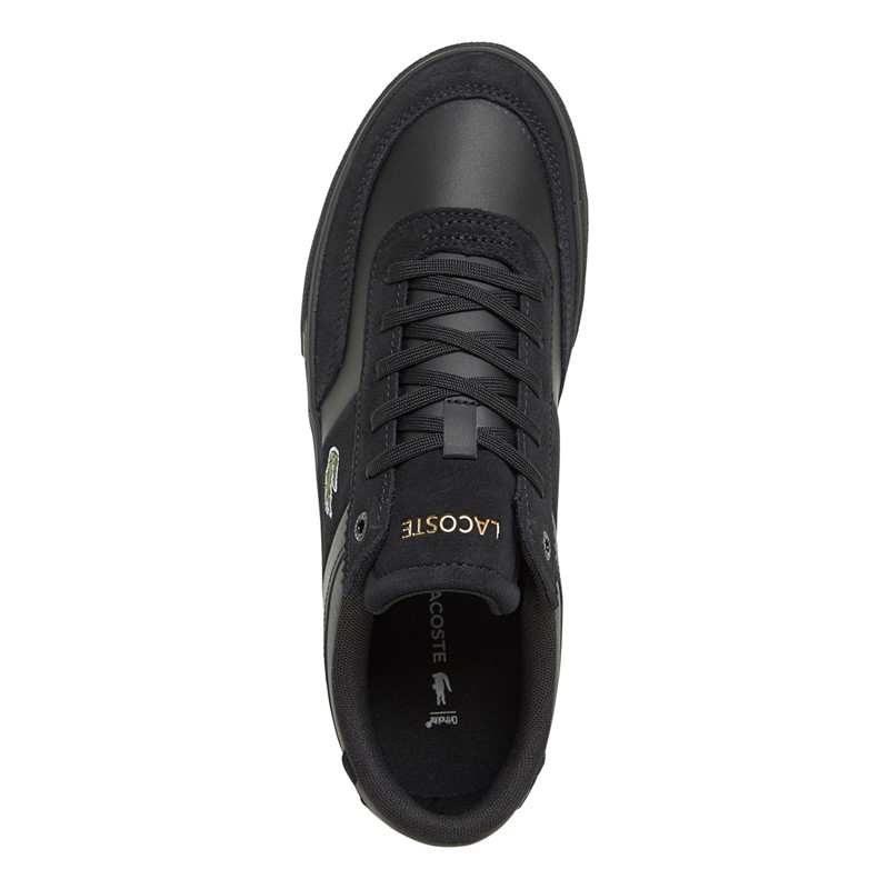 Lacoste Mens Court-Master Pro Trainers Black/Black