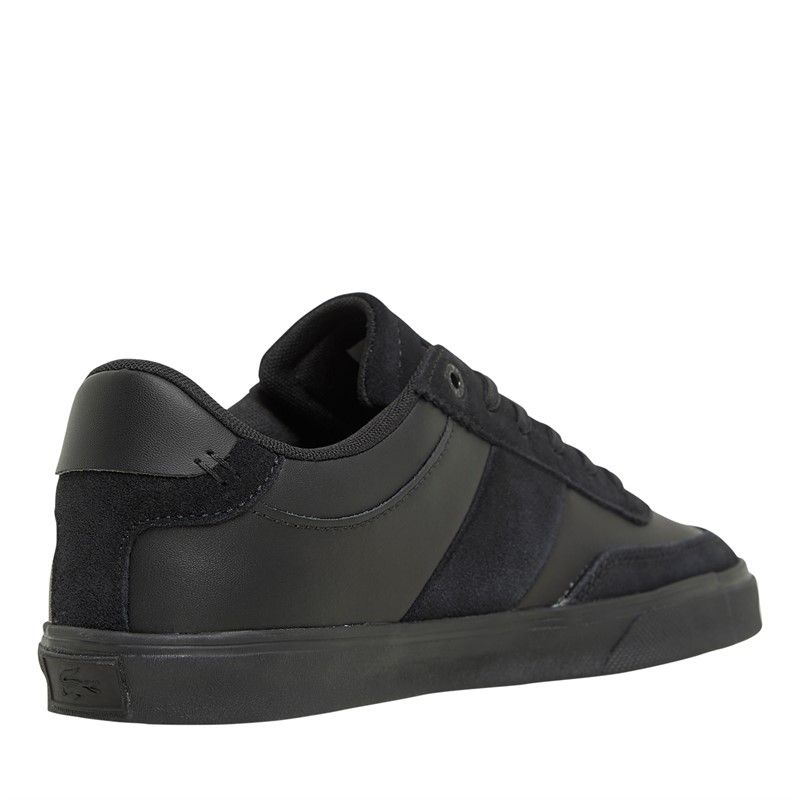 Lacoste Mens Court-Master Pro Trainers Black/Black