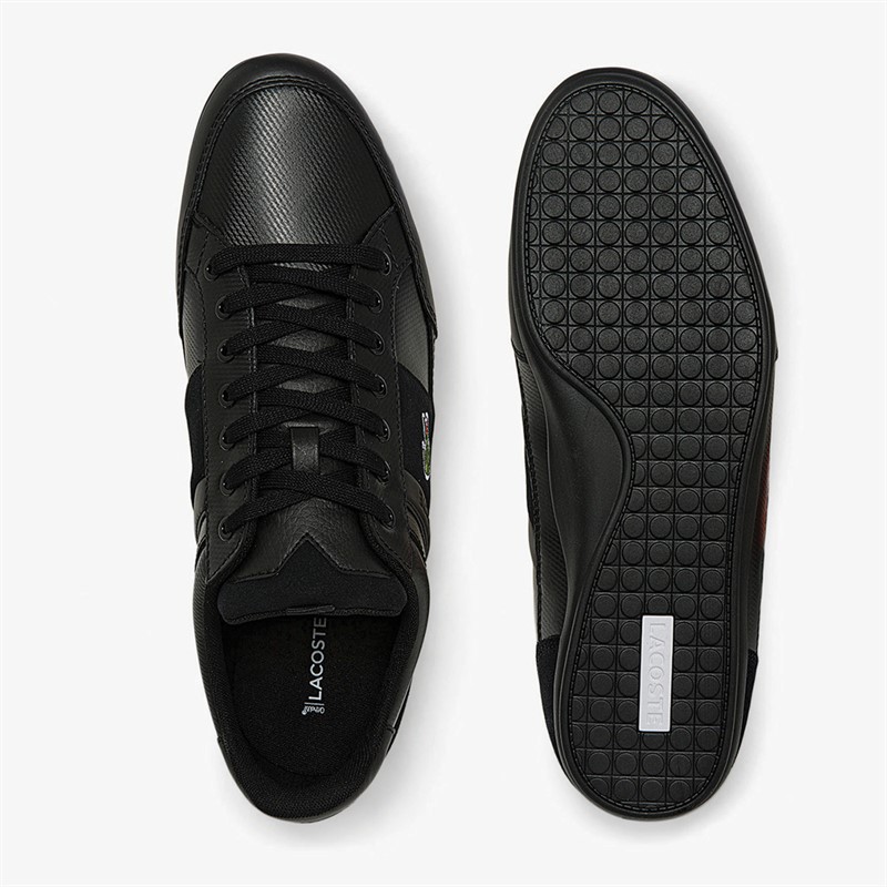 Lacoste Mens Chaymon BL Trainers Black/Black