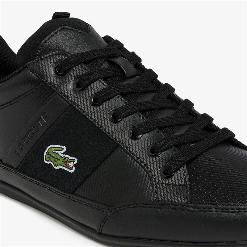 Lacoste Mens Chaymon BL Trainers Black/Black