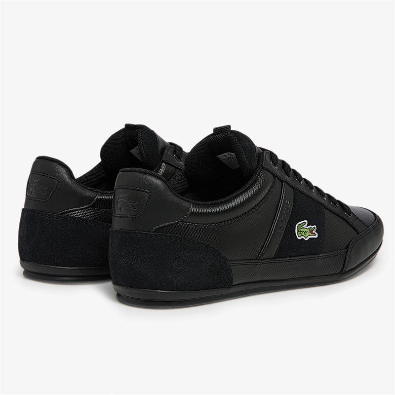 Lacoste Mens Chaymon BL Trainers Black/Black