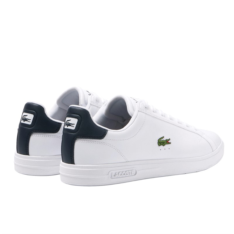 Lacoste Mens Graduate Pro Trainers White/Navy