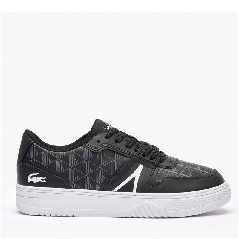 Lacoste Mens L001 Trainers Black/White