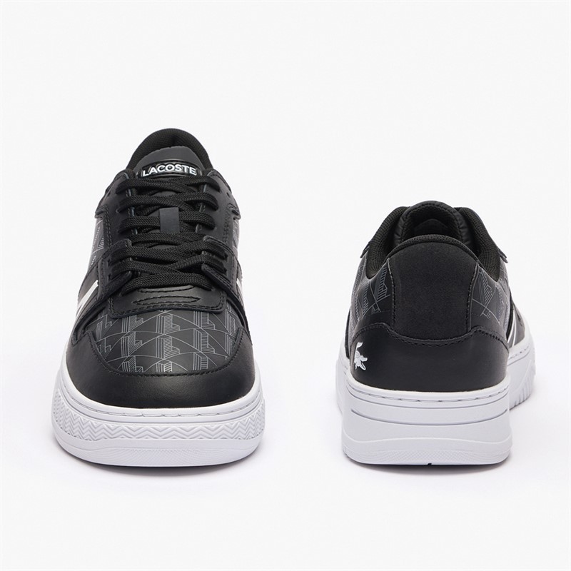 Lacoste Mens L001 Trainers Black/White