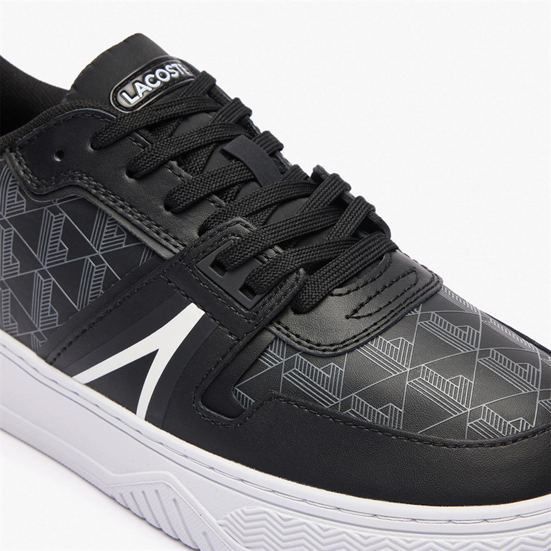 Lacoste Mens L001 Trainers Black/White
