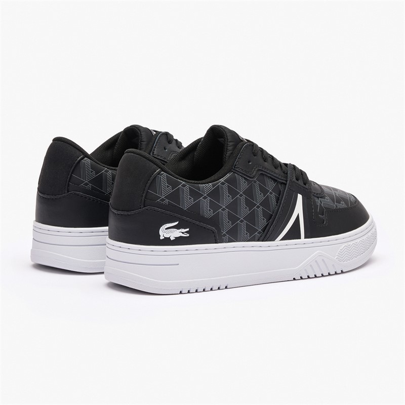 Lacoste Mens L001 Trainers Black/White