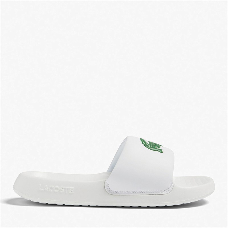 Lacoste Mens Serve Slides 1.0 White/Green