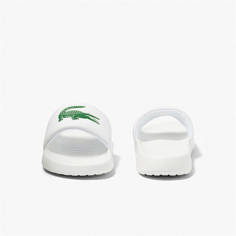 Lacoste Mens Serve Slides 1.0 White/Green