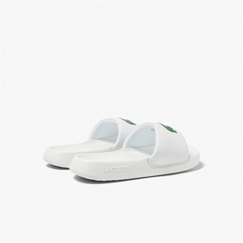 Lacoste Mens Serve Slides 1.0 White/Green