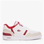 Lacoste Mens T-Clip Trainers White/Red