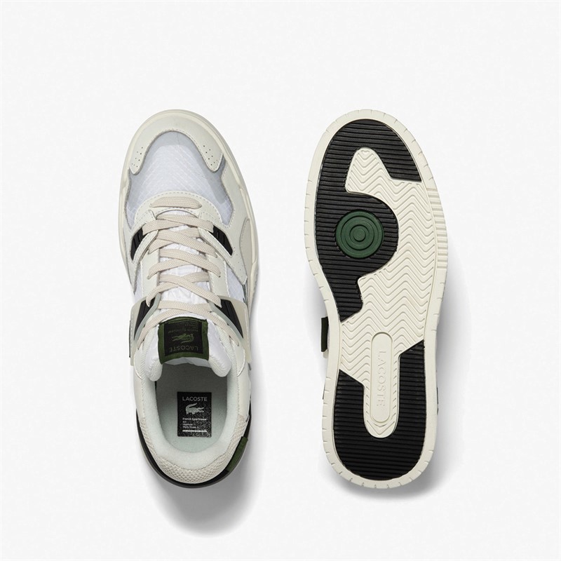 Lacoste Mens LT 125 Trainers White/Off White