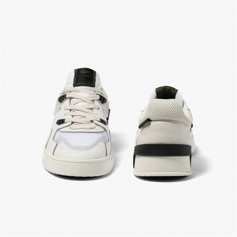 Lacoste Mens LT 125 Trainers White/Off White