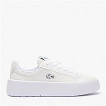 Lacoste Womens Carnaby Plat LT Trainers White/White