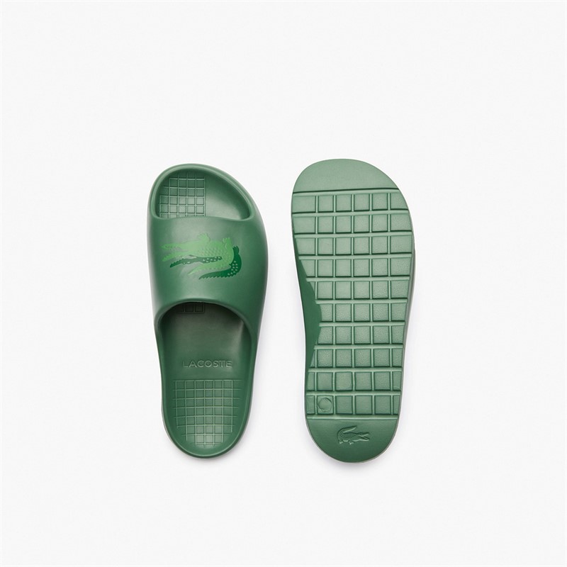 Lacoste Mens Serve Slides 2.0 Green/Green