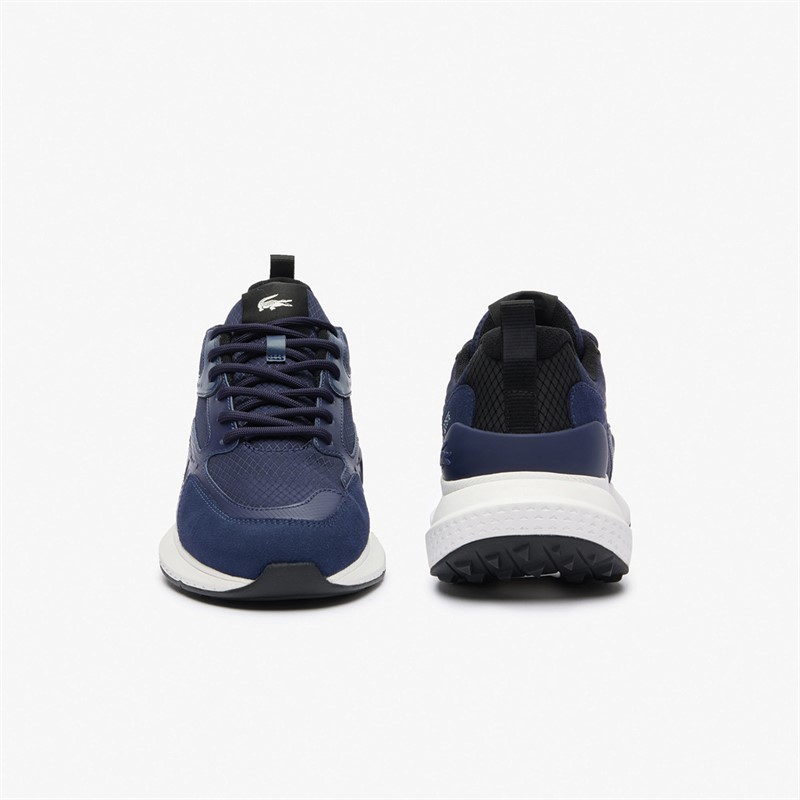 Lacoste Mens L003 Evo Trainers Navy/White