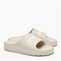 Lacoste Mens Serve Slides 2.0 Off White/Off White