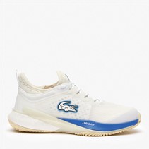 Lacoste Womens AG-LT23 Lite CC Clay Court Tennis Shoes White/Off White/Blue