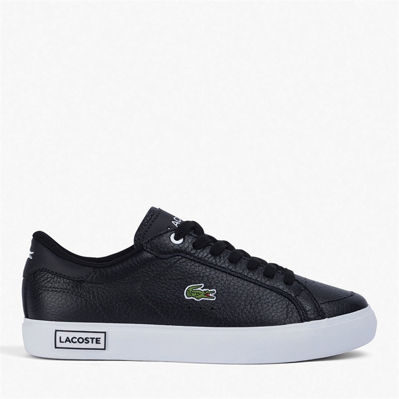 Lacoste Womens Powercourt Trainers Black/White