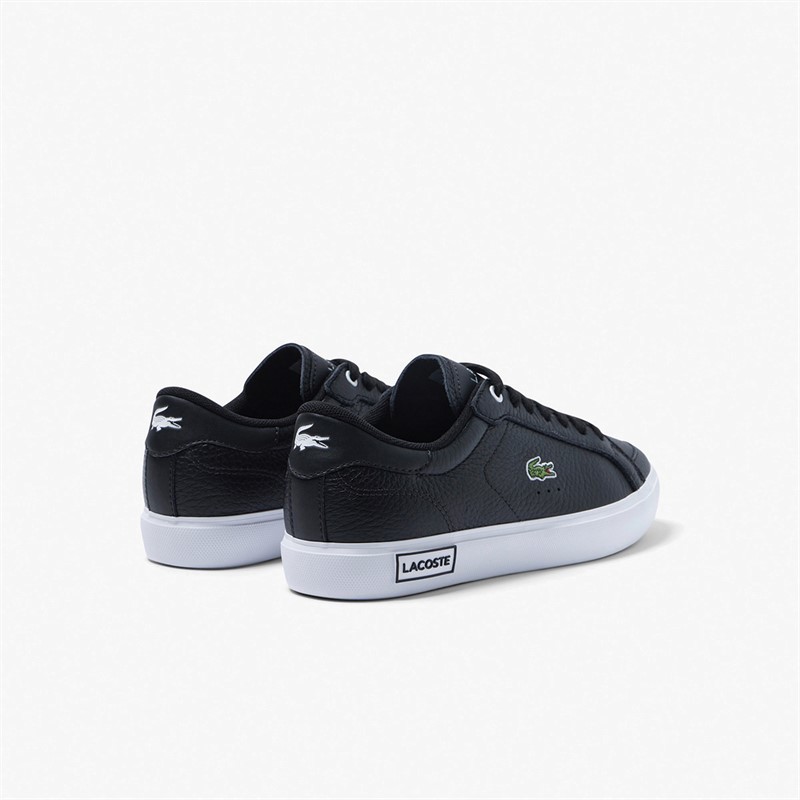 Lacoste Womens Powercourt Trainers Black/White