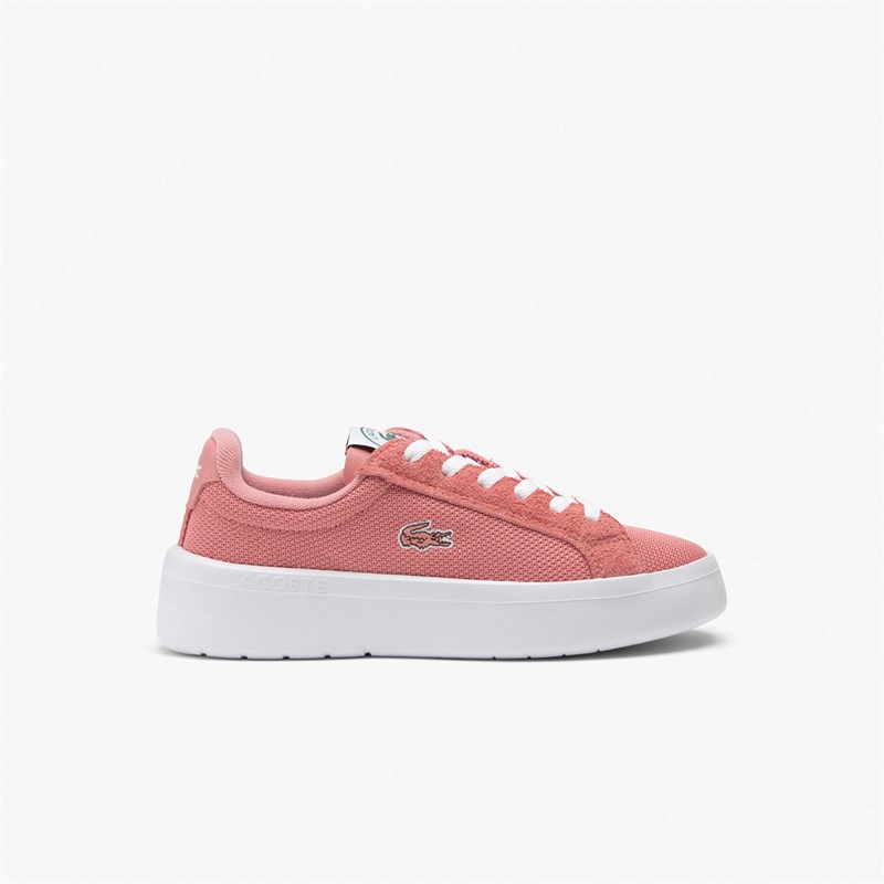 Lacoste Womens Carnaby Plat LT Trainers Pink/White