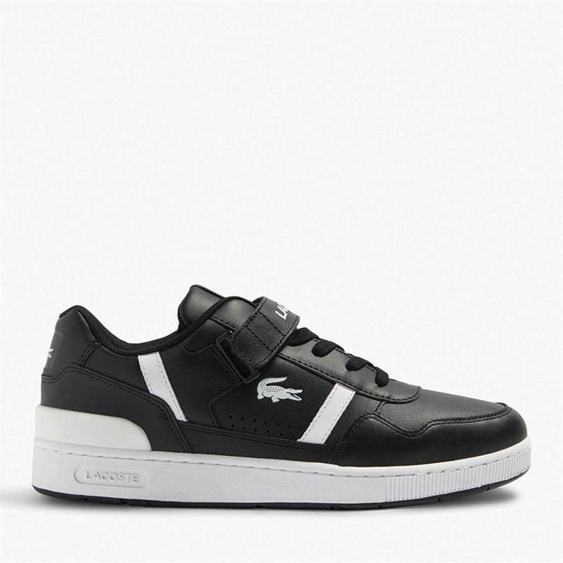 Lacoste Mens T-Clip VLC Trainers Black/White