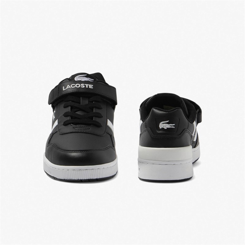 Lacoste Mens T-Clip VLC Trainers Black/White