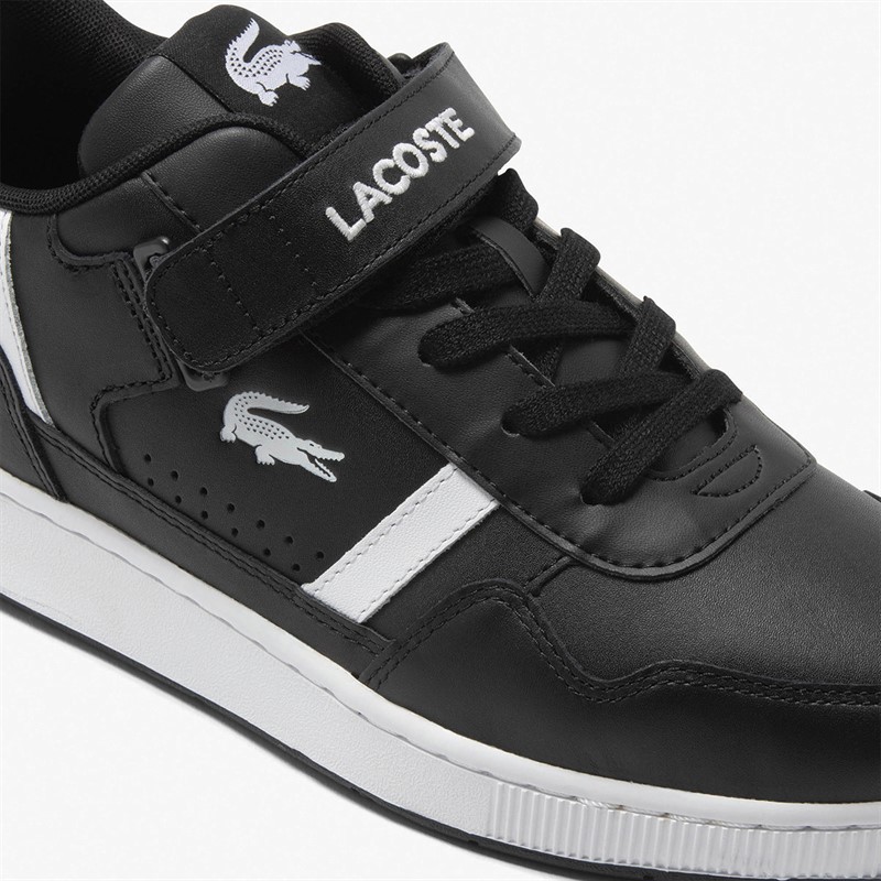 Lacoste Mens T-Clip VLC Trainers Black/White